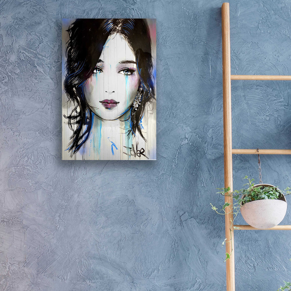 Epic Art 'Asia' by Loui Jover, Acrylic Glass Wall Art,16x24