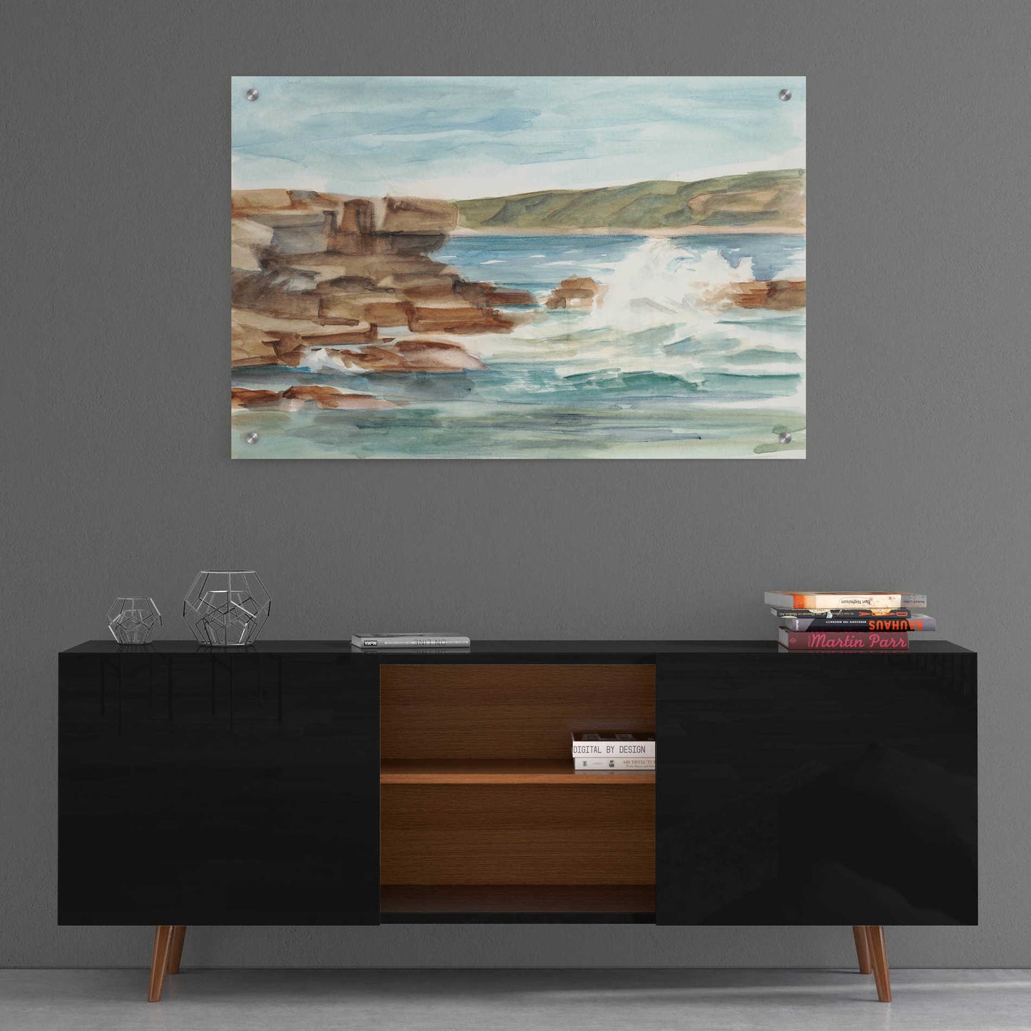 Epic Art "Coastal Watercolor III" by Ethan Harper, Acrylic Glass Wall Art,36x24