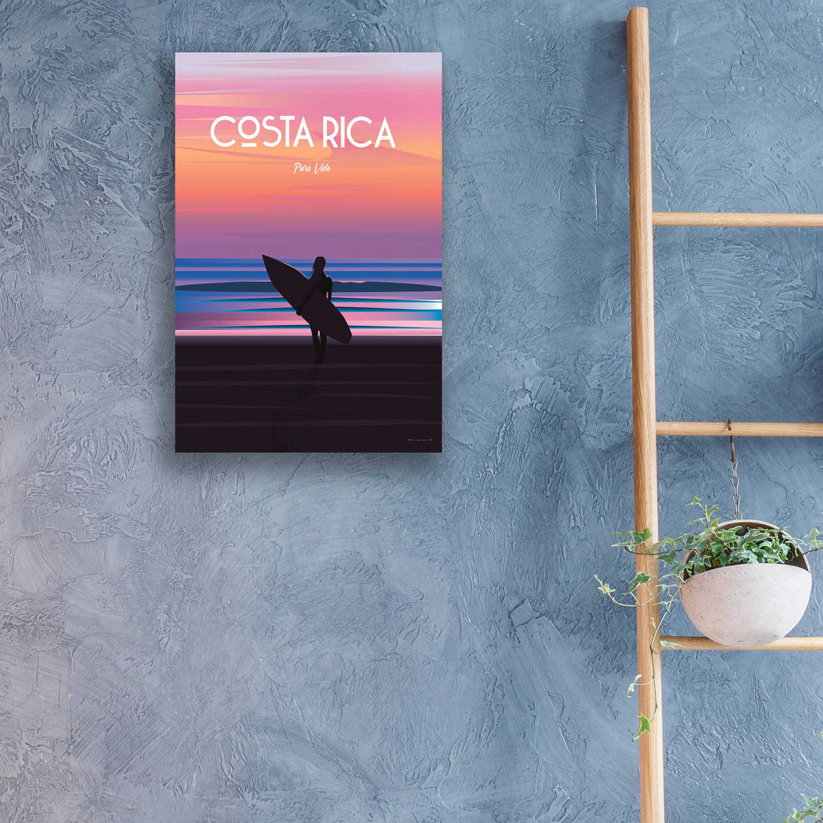 Epic Art 'Costa Rica' by Arctic Frame, Acrylic Glass Wall Art,16x24