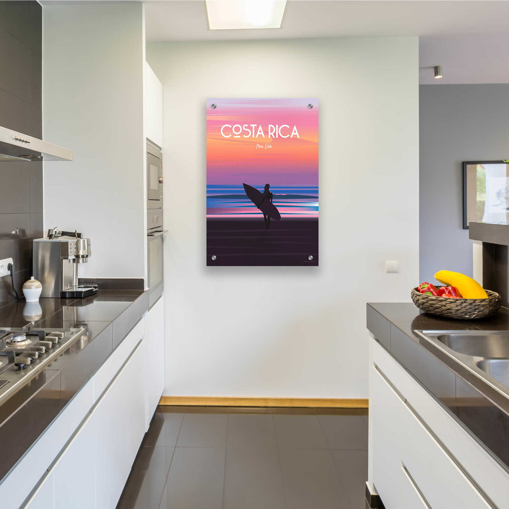 Epic Art 'Costa Rica' by Arctic Frame, Acrylic Glass Wall Art,24x36