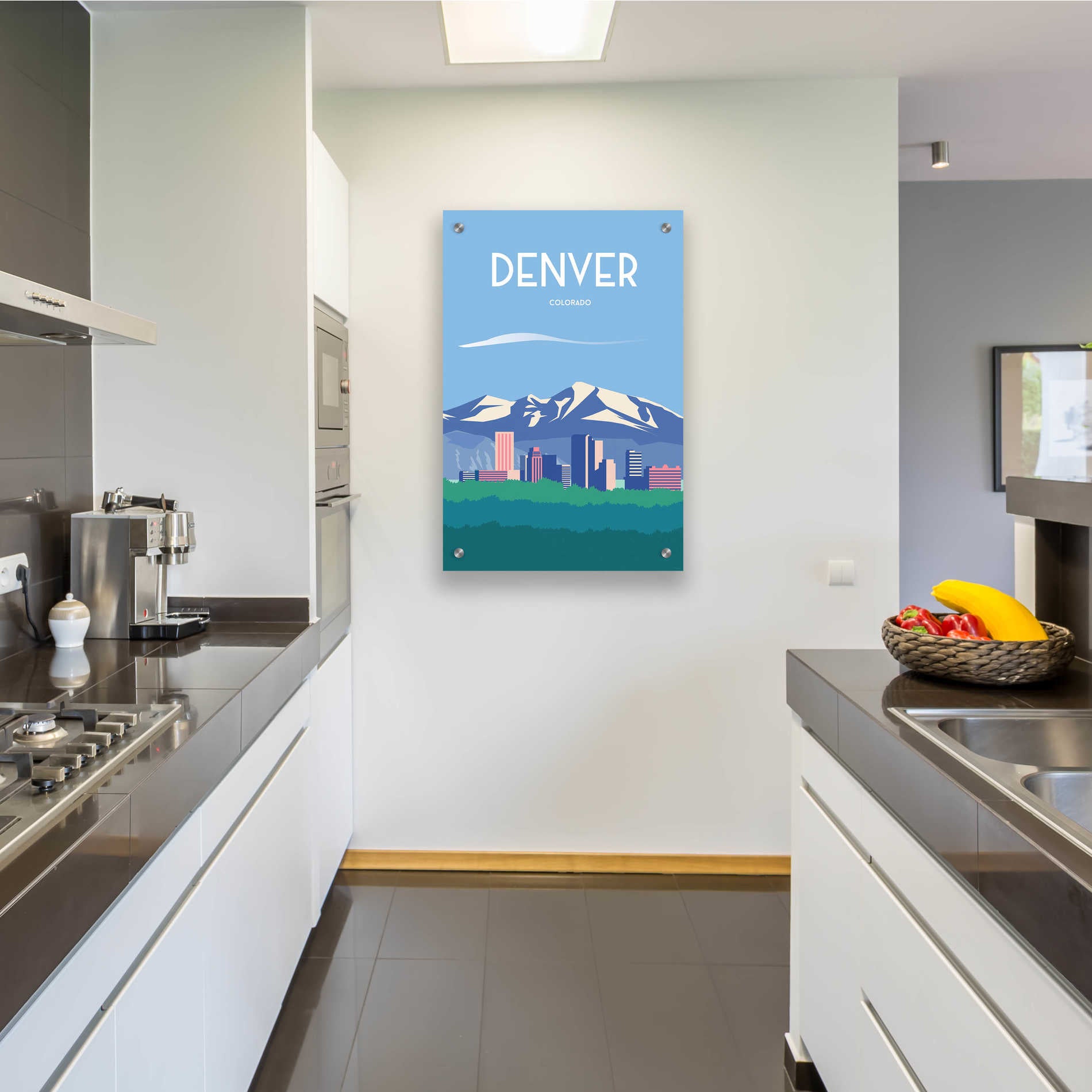 Epic Art 'Denver' by Arctic Frame, Acrylic Glass Wall Art,24x36