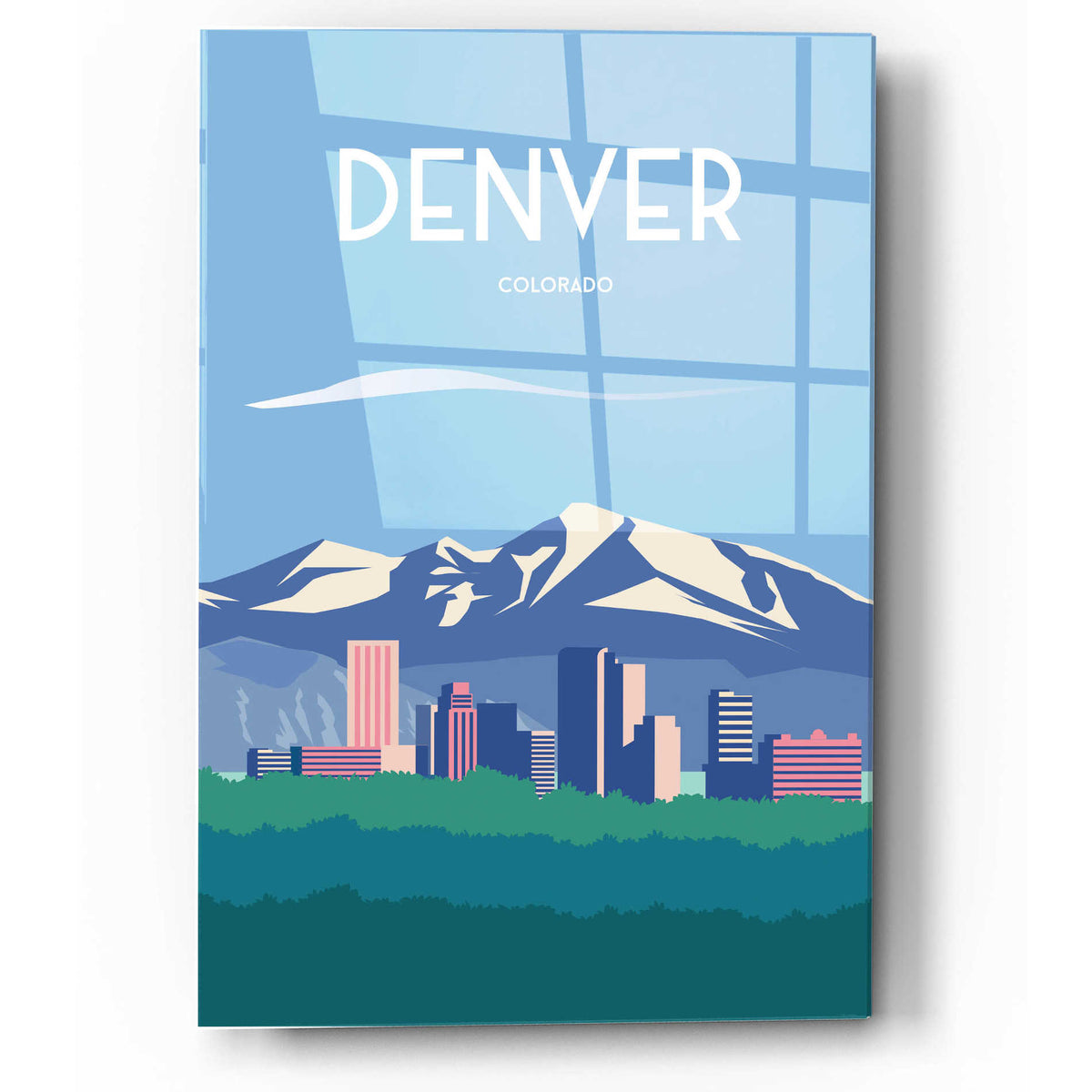 Epic Art 'Denver' by Arctic Frame, Acrylic Glass Wall Art