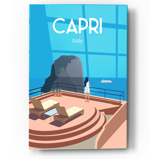 Epic Art 'Capri Italy' by Arctic Frame, Acrylic Glass Wall Art