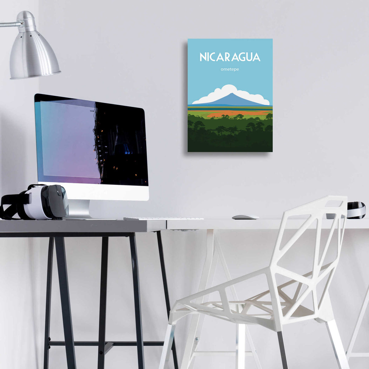 Epic Art 'Nicaragua' by Arctic Frame, Acrylic Glass Wall Art,12x16