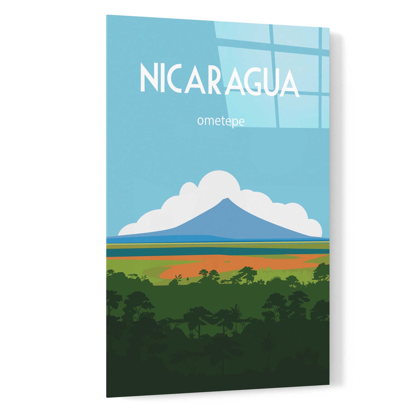 Epic Art 'Nicaragua' by Arctic Frame, Acrylic Glass Wall Art,16x24