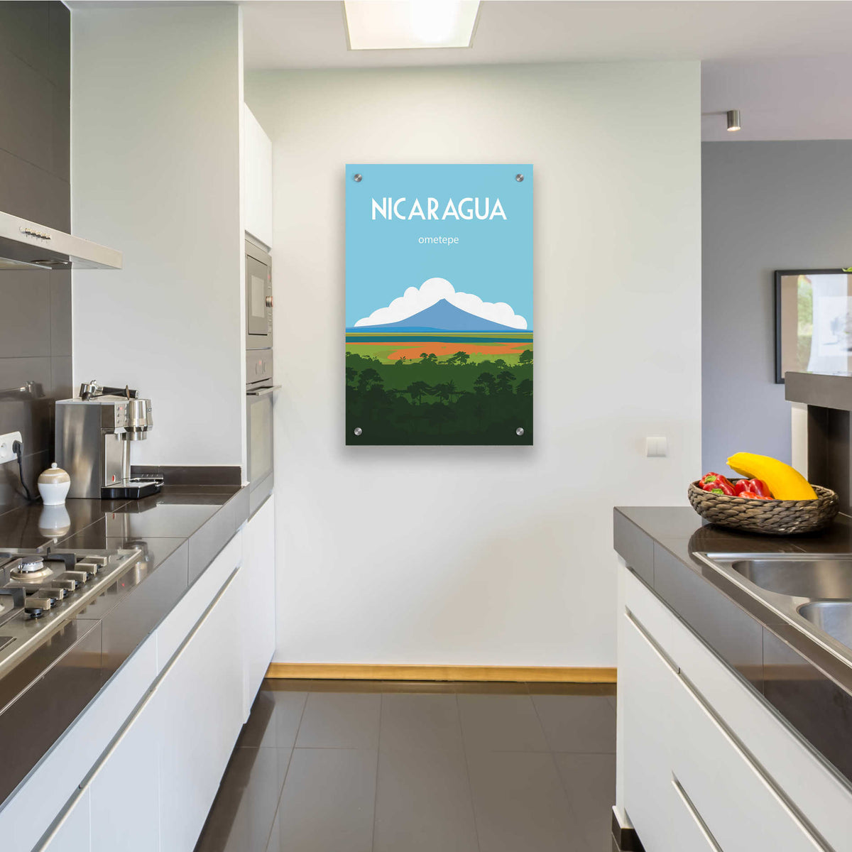 Epic Art 'Nicaragua' by Arctic Frame, Acrylic Glass Wall Art,24x36