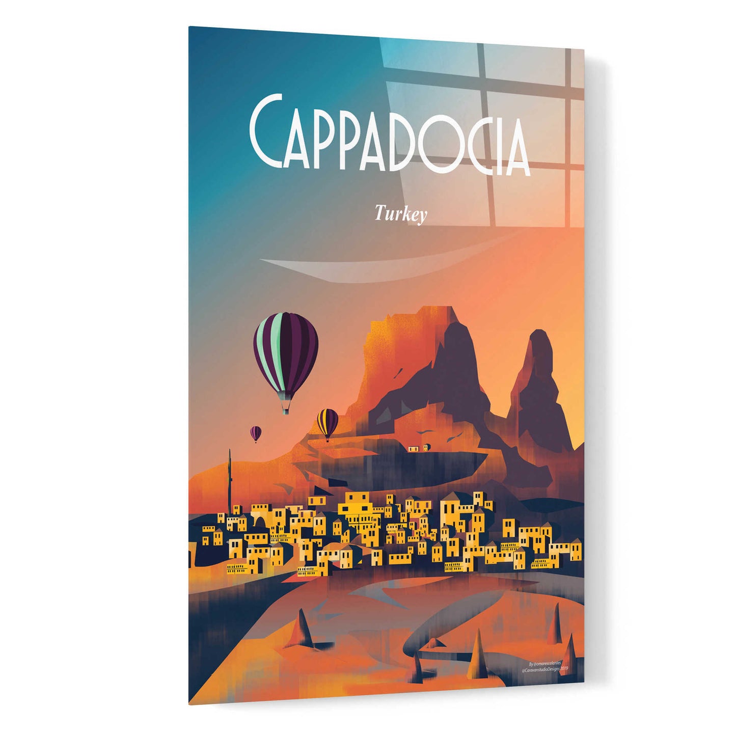 Epic Art 'Cappadocia Turkey' by Arctic Frame, Acrylic Glass Wall Art,16x24