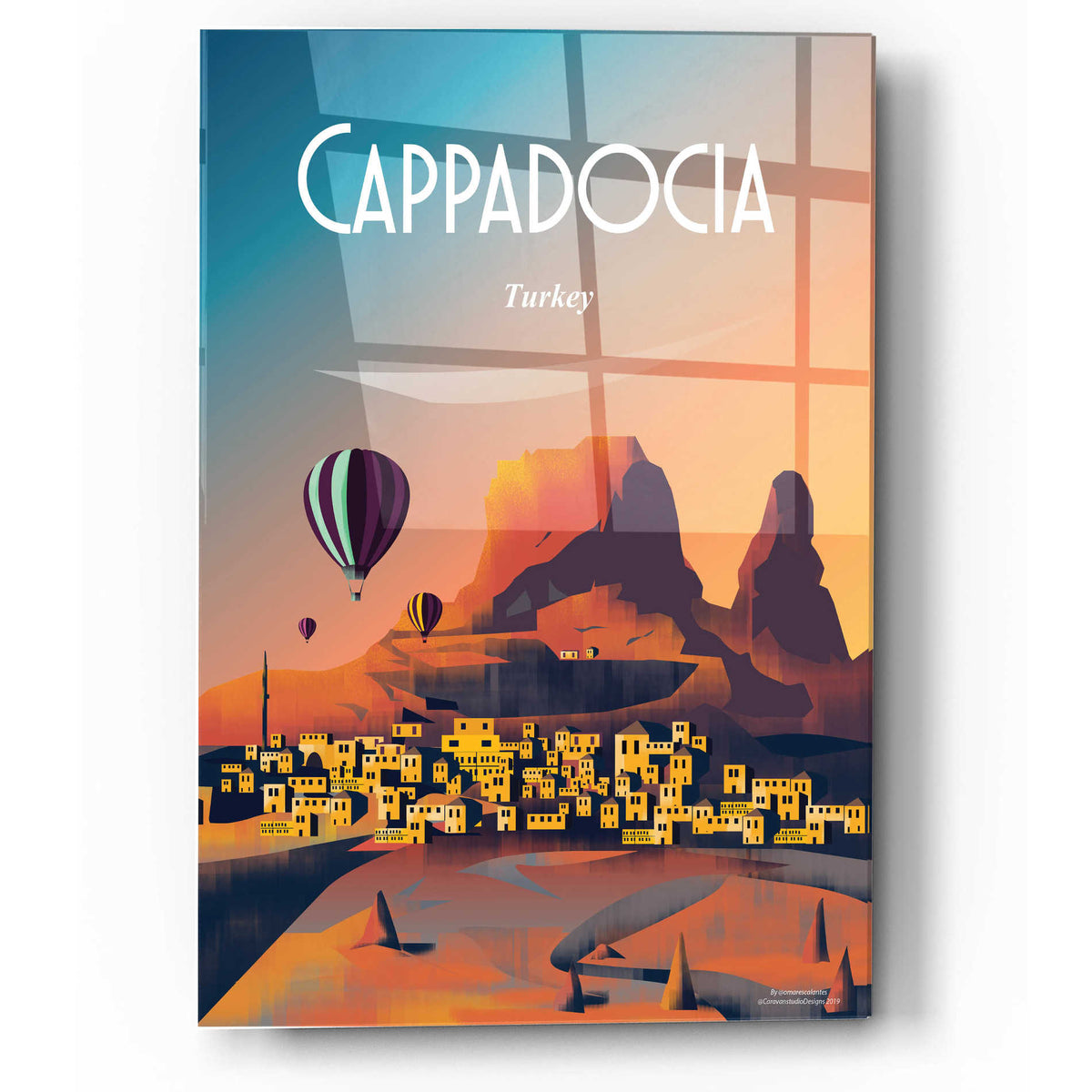 Epic Art 'Cappadocia Turkey' by Arctic Frame, Acrylic Glass Wall Art