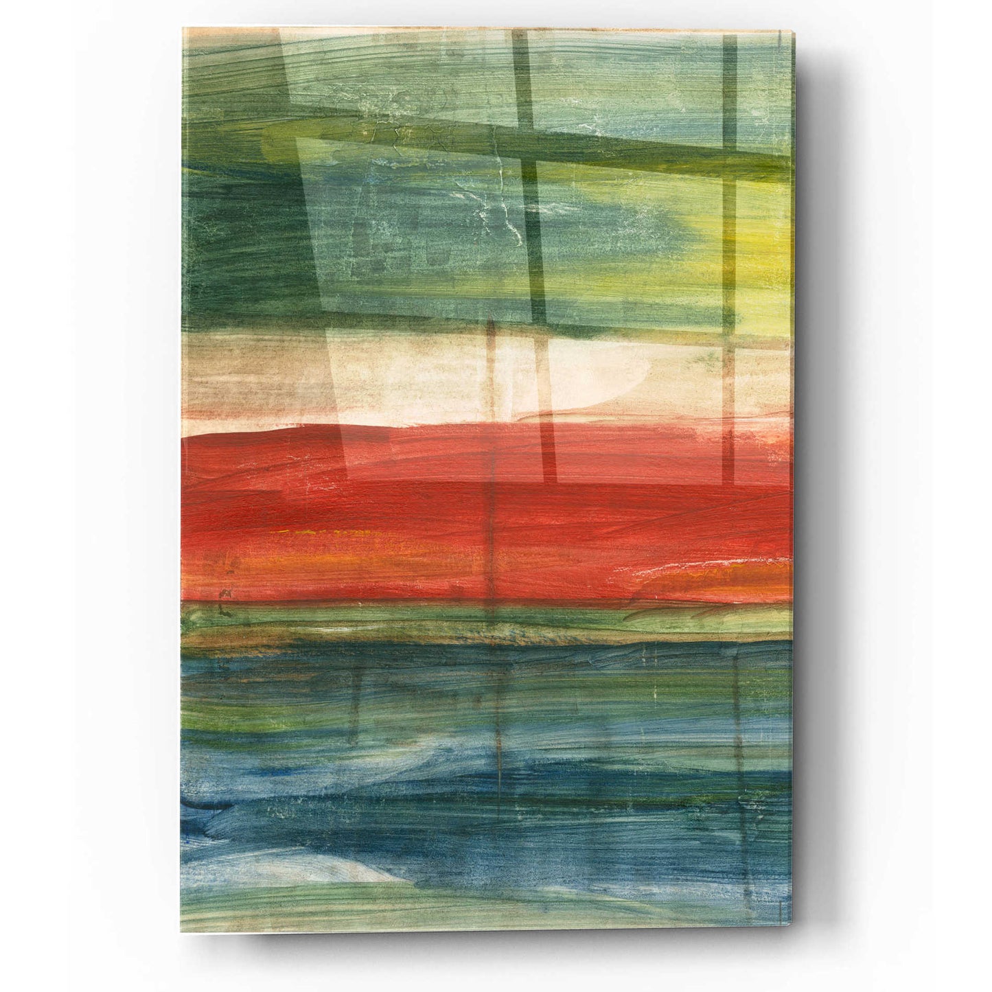 Epic Art "Vibrant Abstract II" by Ethan Harper, Acrylic Glass Wall Art