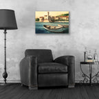 Epic Art "Mediterranean Harbor II" by Ethan Harper, Acrylic Glass Wall Art,24x16