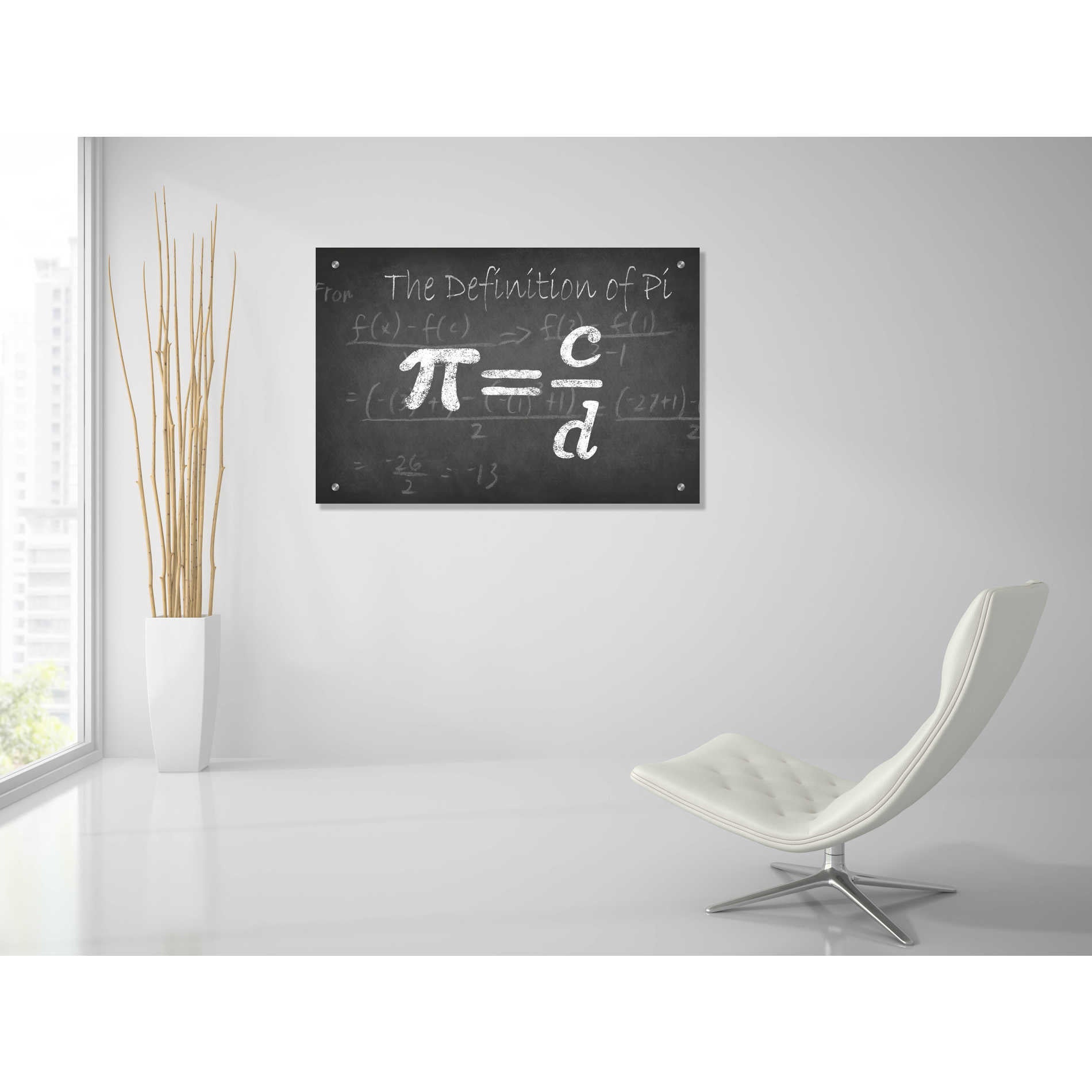 Epic Art "Mathematical Elements I" by Ethan Harper, Acrylic Glass Wall Art,36x24