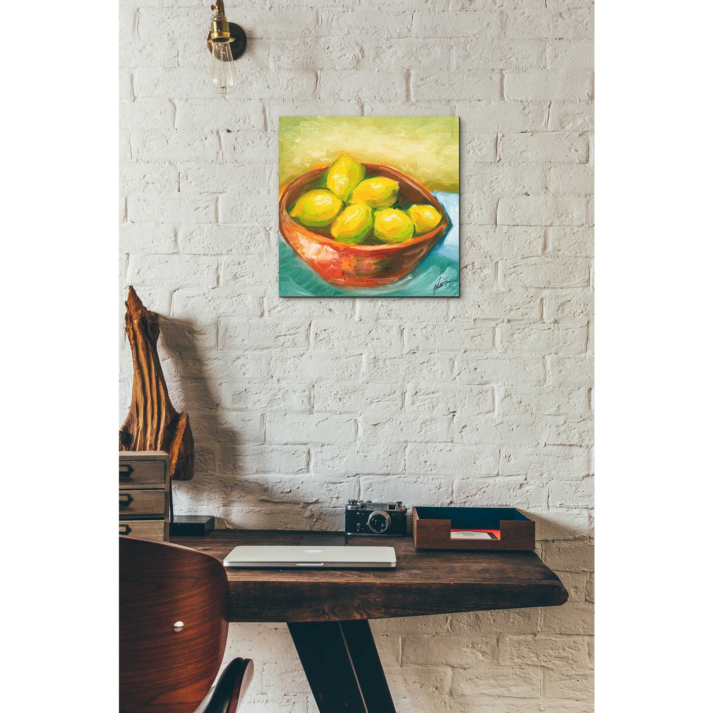 Epic Art "Bowl of Fruit IV" by Ethan Harper, Acrylic Glass Wall Art,12x12