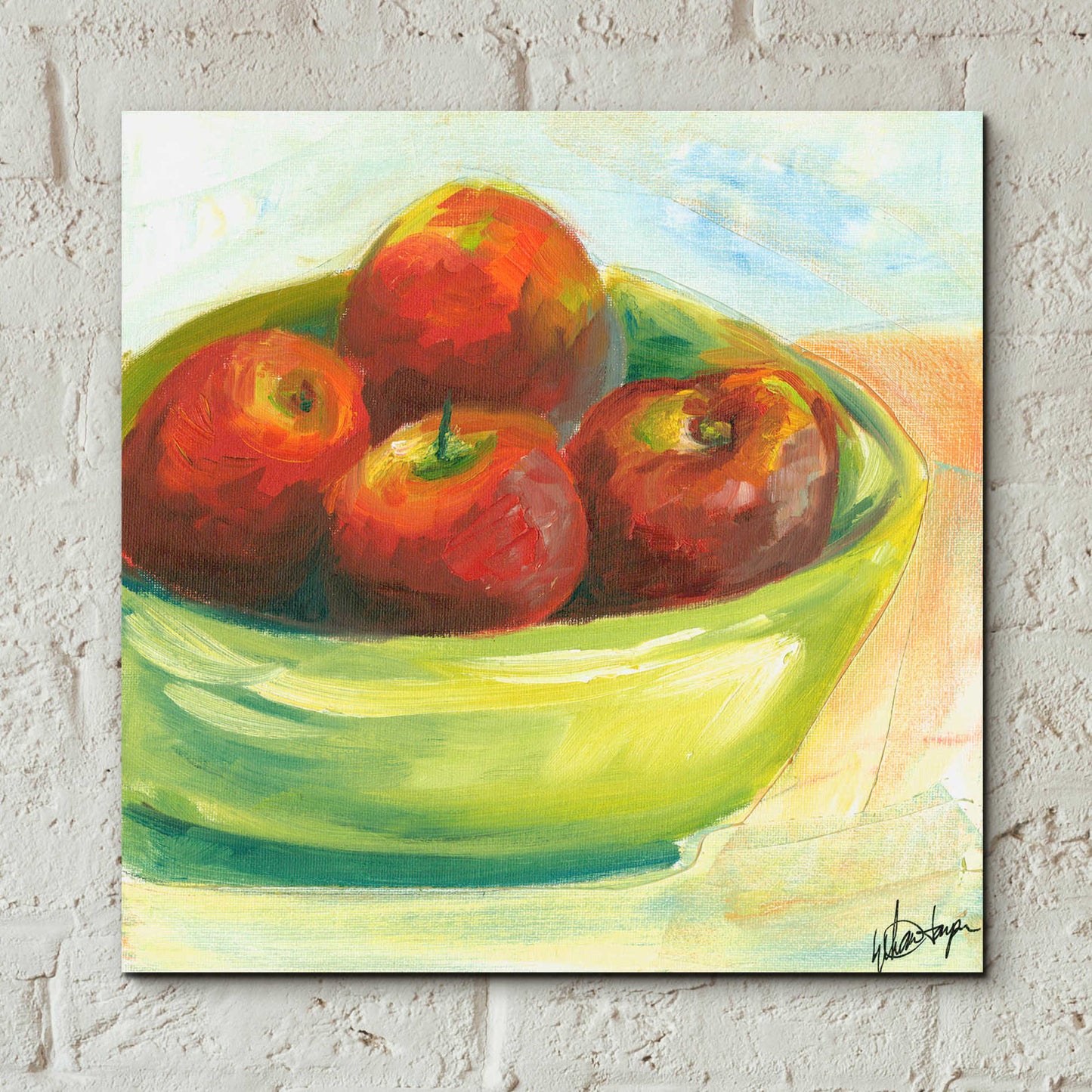 Epic Art "Bowl of Fruit III" by Ethan Harper, Acrylic Glass Wall Art,12x12