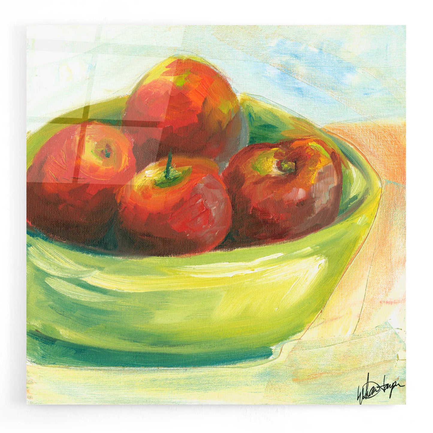 Epic Art "Bowl of Fruit III" by Ethan Harper, Acrylic Glass Wall Art,12x12