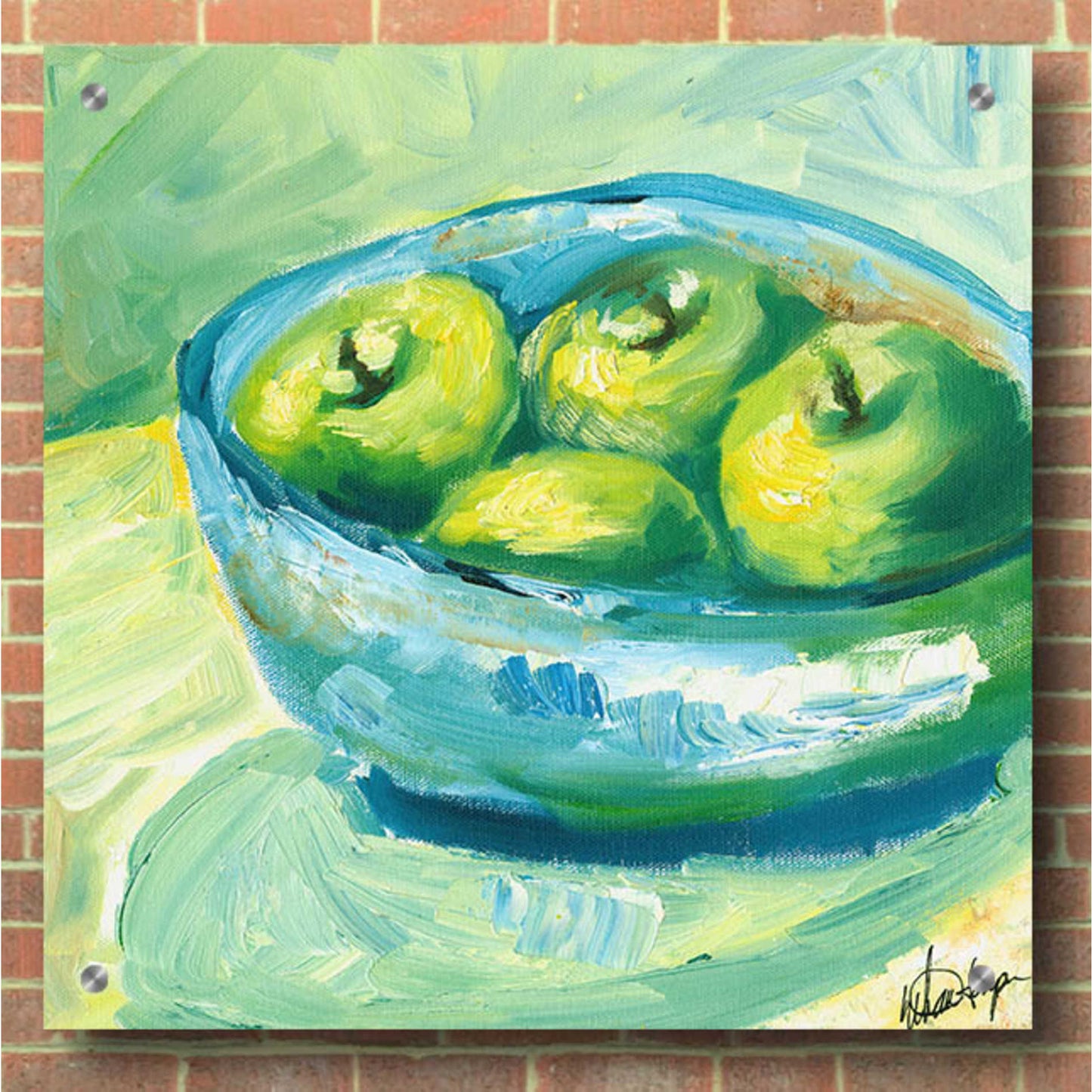 Epic Art "Bowl of Fruit II" by Ethan Harper, Acrylic Glass Wall Art,36x36