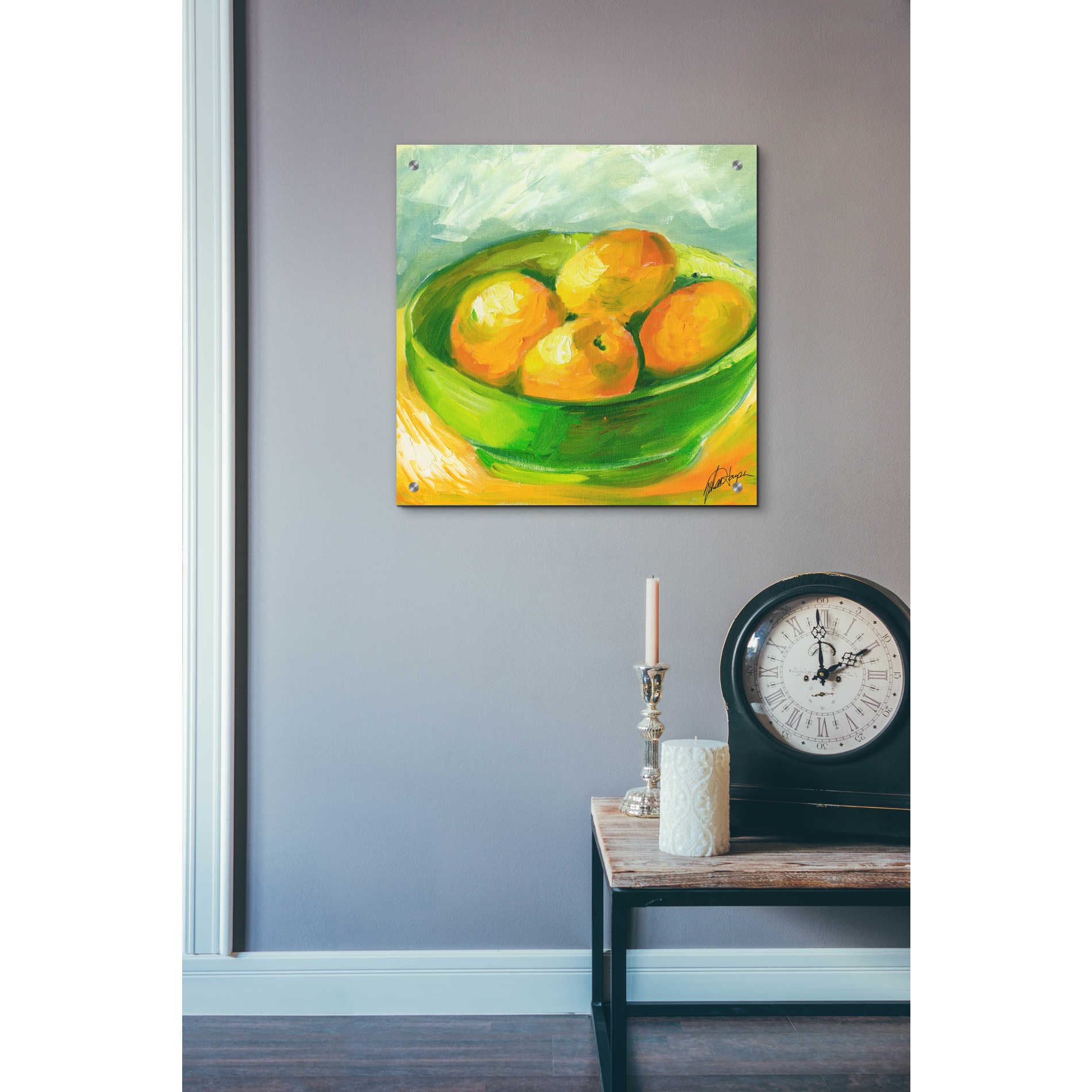 Epic Art "Bowl of Fruit I" by Ethan Harper, Acrylic Glass Wall Art,24x24