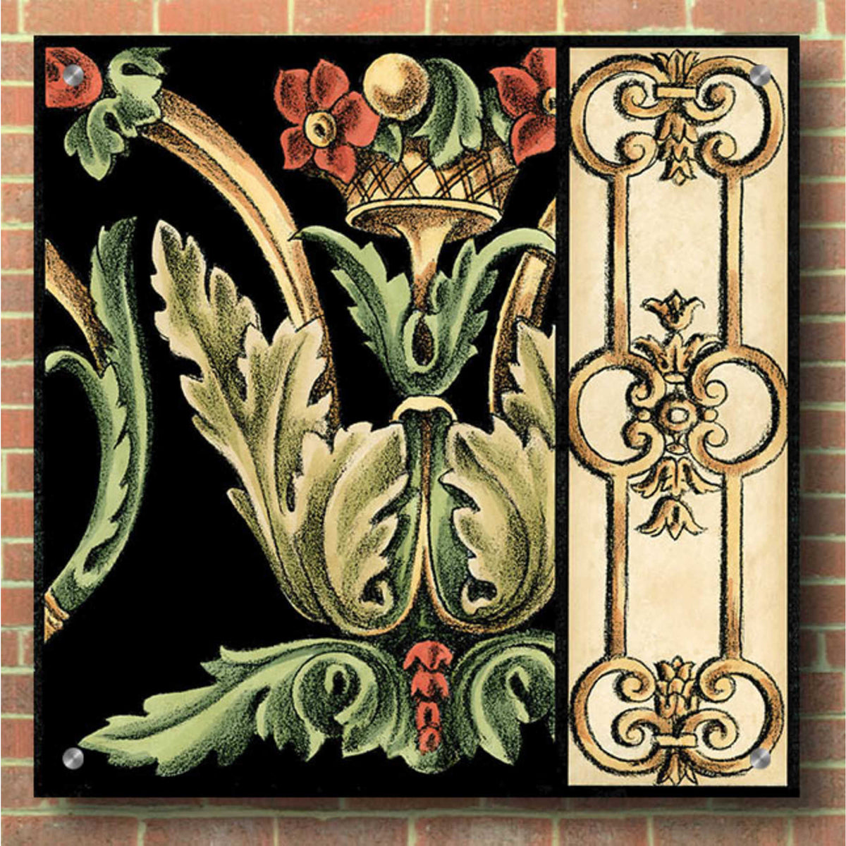 Epic Art "Small Frieze Detail I" by Ethan Harper, Acrylic Glass Wall Art,36x36
