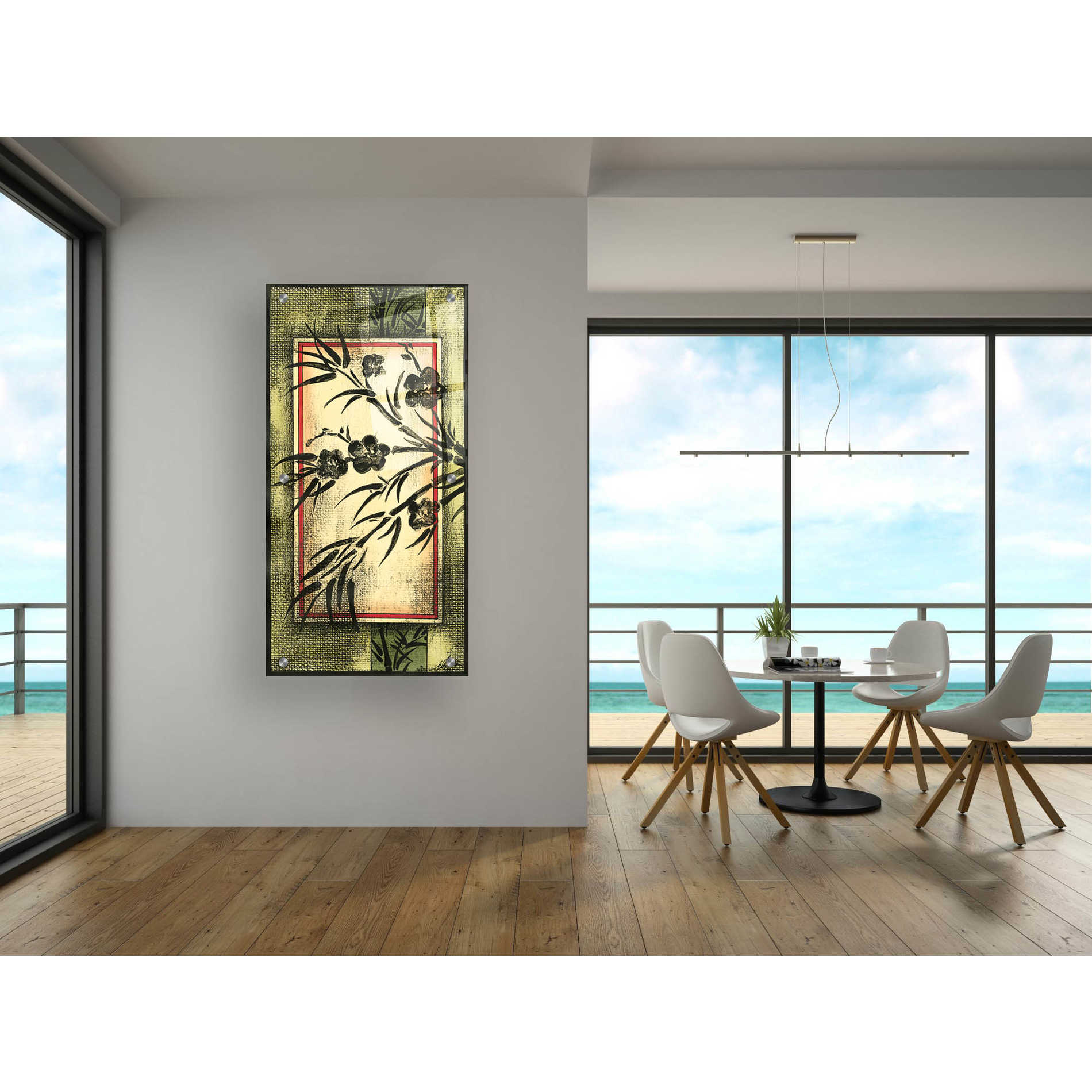 Epic Art "Mini Eastern Influence II" by Ethan Harper, Acrylic Glass Wall Art,24x48