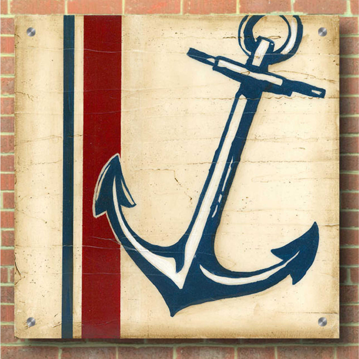 Epic Art "Americana Captain's Anchor" by Ethan Harper, Acrylic Glass Wall Art,36x36