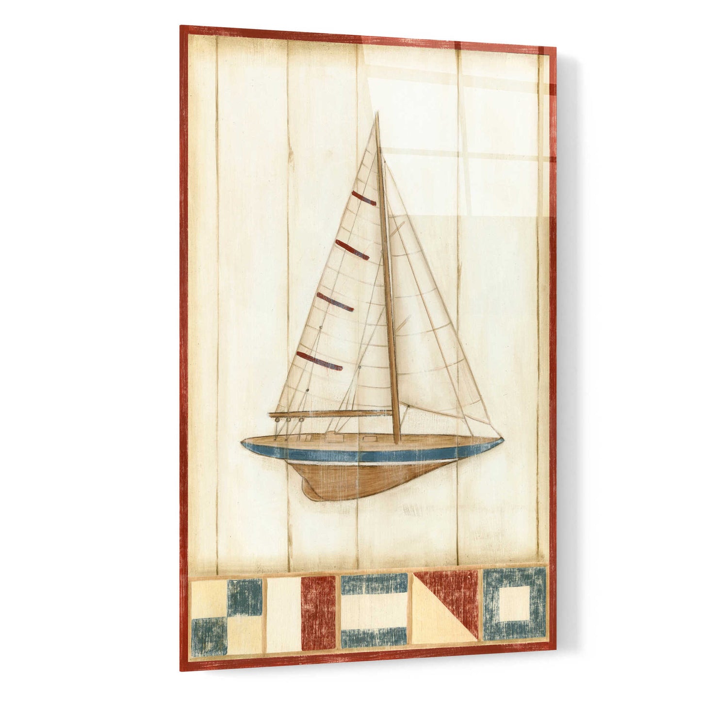 Epic Art "Americana Yacht II" by Ethan Harper, Acrylic Glass Wall Art,16x24