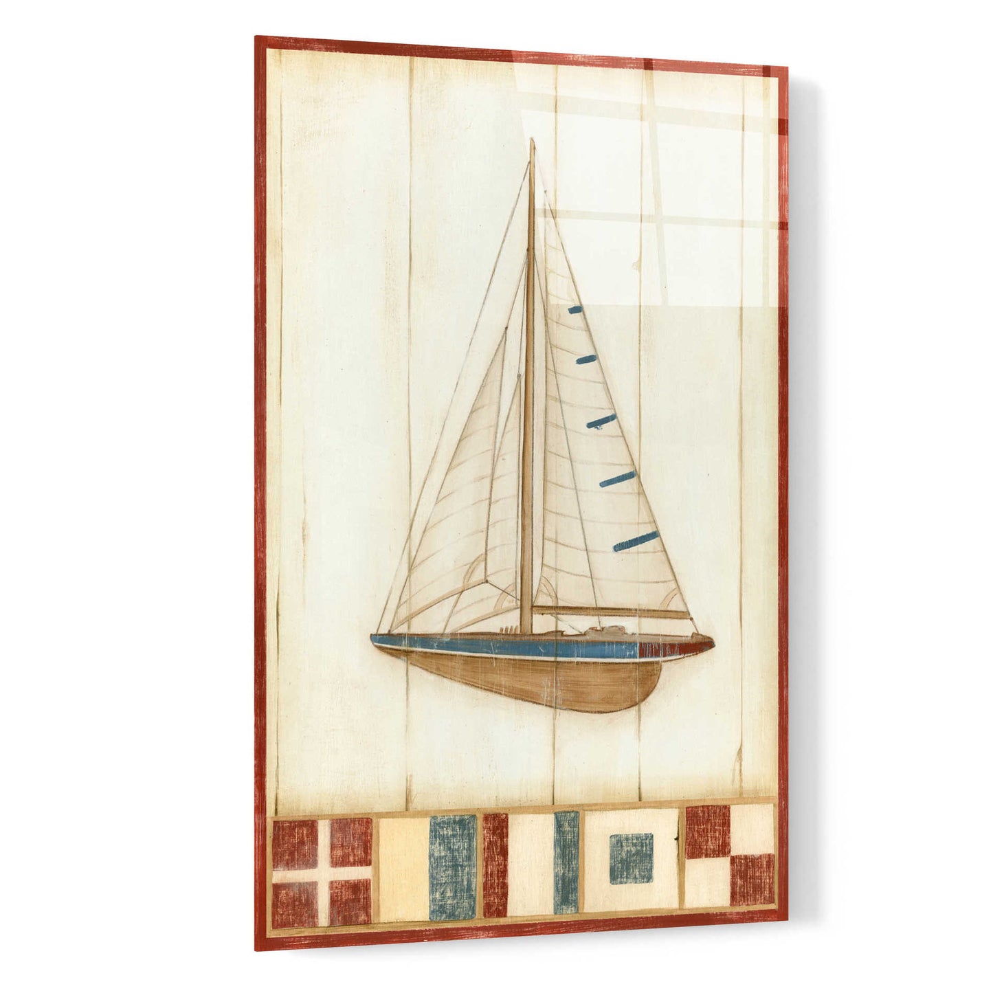 Epic Art "Americana Yacht I" by Ethan Harper, Acrylic Glass Wall Art,16x24