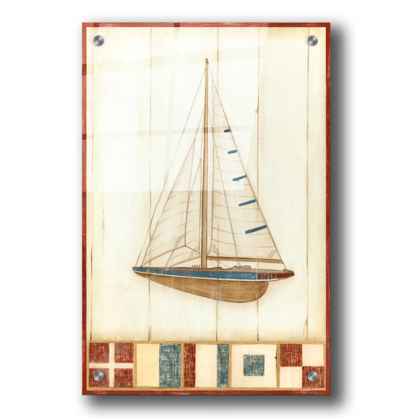 Epic Art "Americana Yacht I" by Ethan Harper, Acrylic Glass Wall Art,24x36