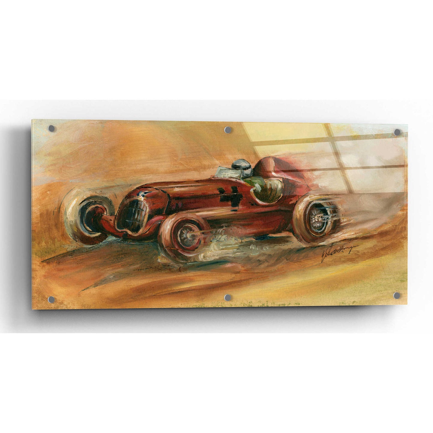 Epic Art "Le Mans 1935" by Ethan Harper, Acrylic Glass Wall Art,24x12