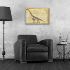 Epic Art "Brachiosaurus Study" by Ethan Harper, Acrylic Glass Wall Art,24x16