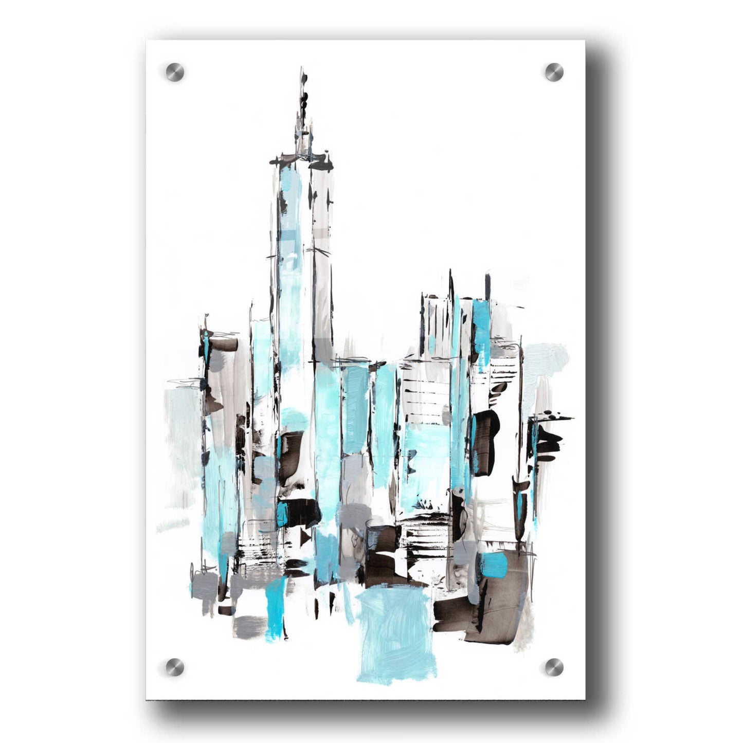 Epic Art "Blue City II" by Ethan Harper, Acrylic Glass Wall Art,24x36