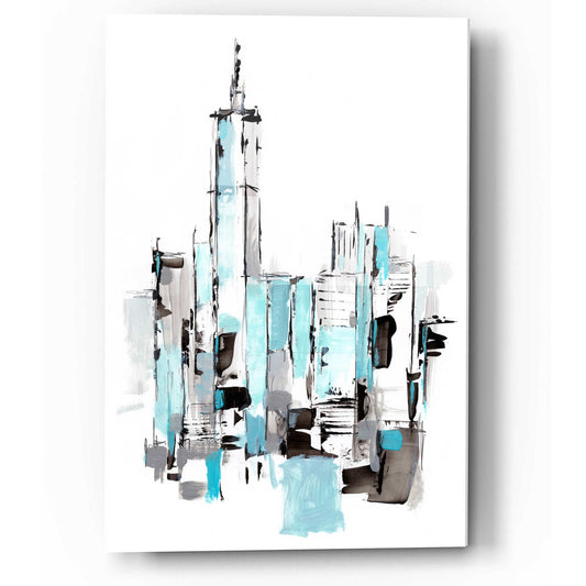 Epic Art "Blue City II" by Ethan Harper, Acrylic Glass Wall Art