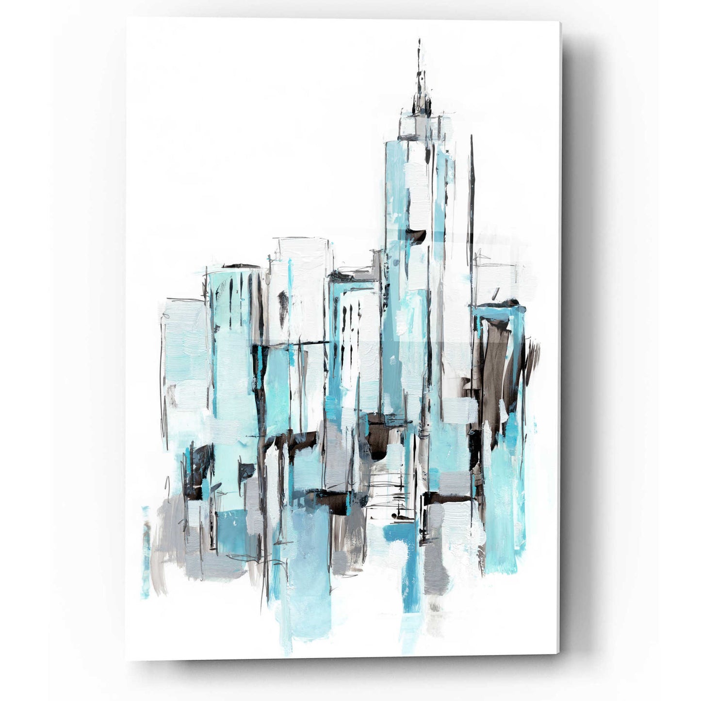 Epic Art "Blue City I" by Ethan Harper, Acrylic Glass Wall Art,12x16