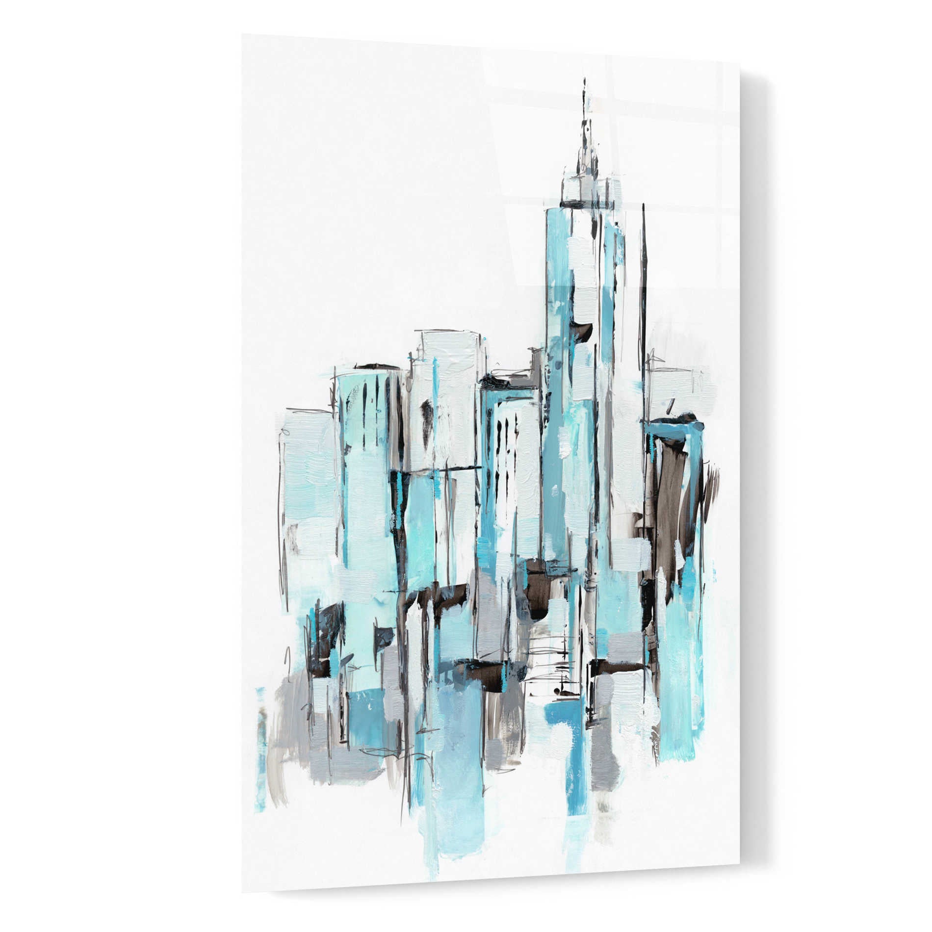 Epic Art "Blue City I" by Ethan Harper, Acrylic Glass Wall Art,16x24