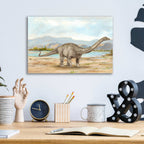 Epic Art "Dinosaur Illustration V" by Ethan Harper, Acrylic Glass Wall Art,16x12