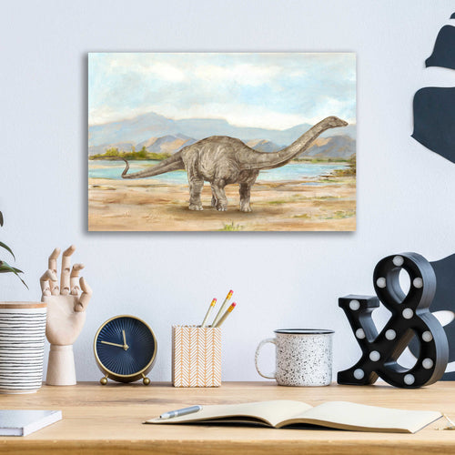 Epic Art "Dinosaur Illustration V" by Ethan Harper, Acrylic Glass Wall Art,16x12
