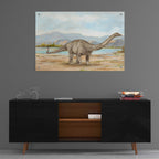 Epic Art "Dinosaur Illustration V" by Ethan Harper, Acrylic Glass Wall Art,36x24