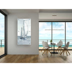 Epic Art "Grey Seas II" by Ethan Harper, Acrylic Glass Wall Art,24x48