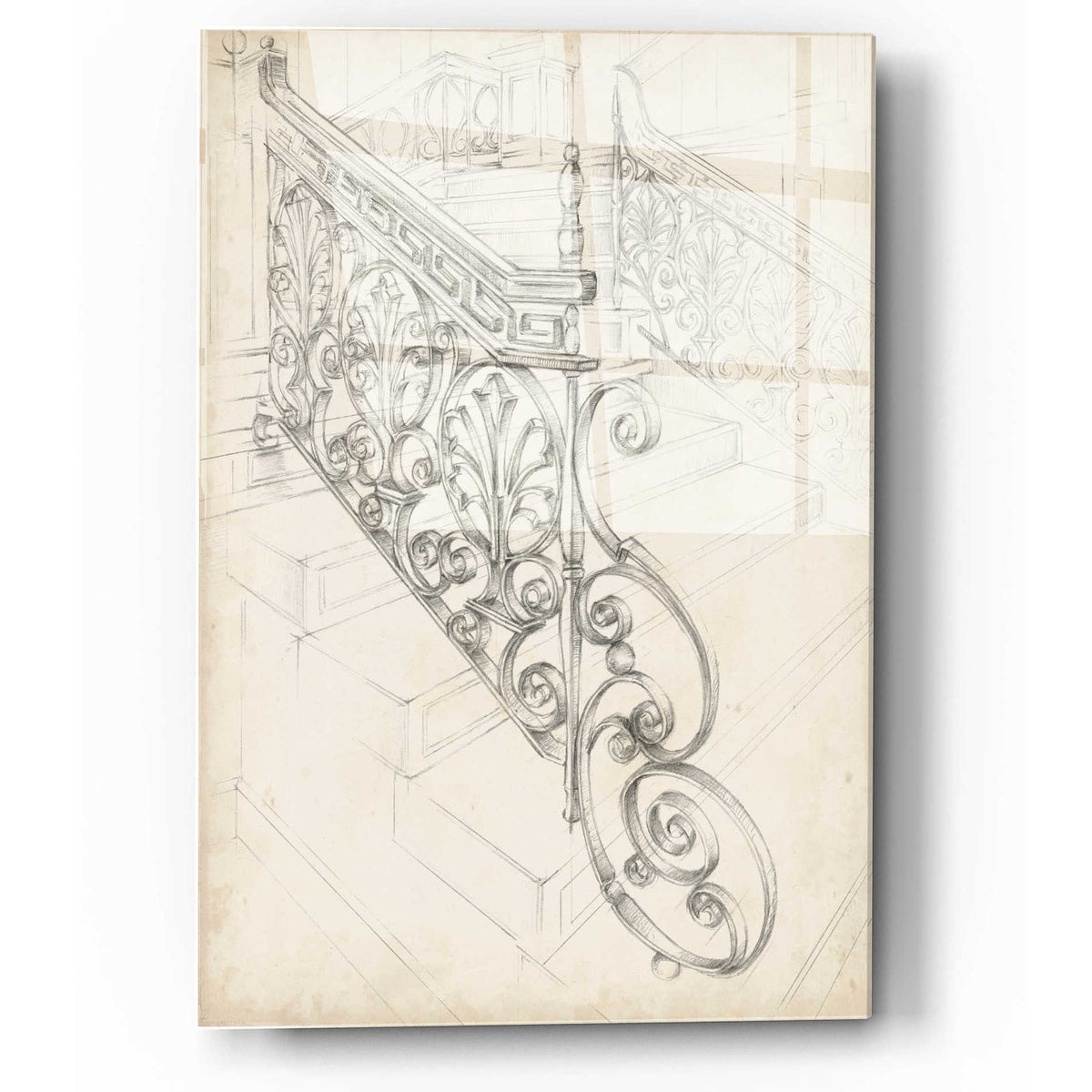 Epic Art "Iron Railing Design I" by Ethan Harper, Acrylic Glass Wall Art