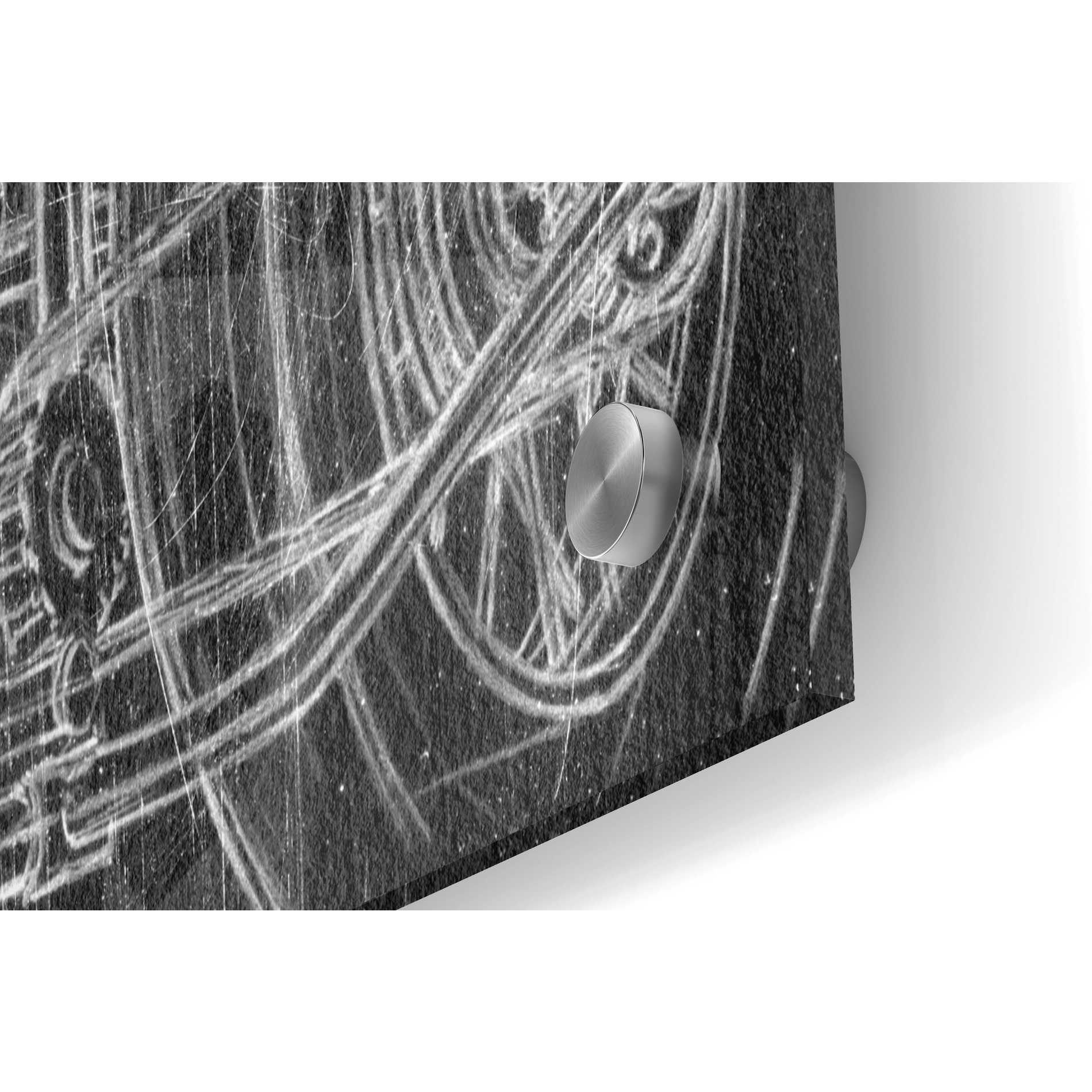 Epic Art "Motorcycle Mechanical Sketch II" by Ethan Harper, Acrylic Glass Wall Art,36x24