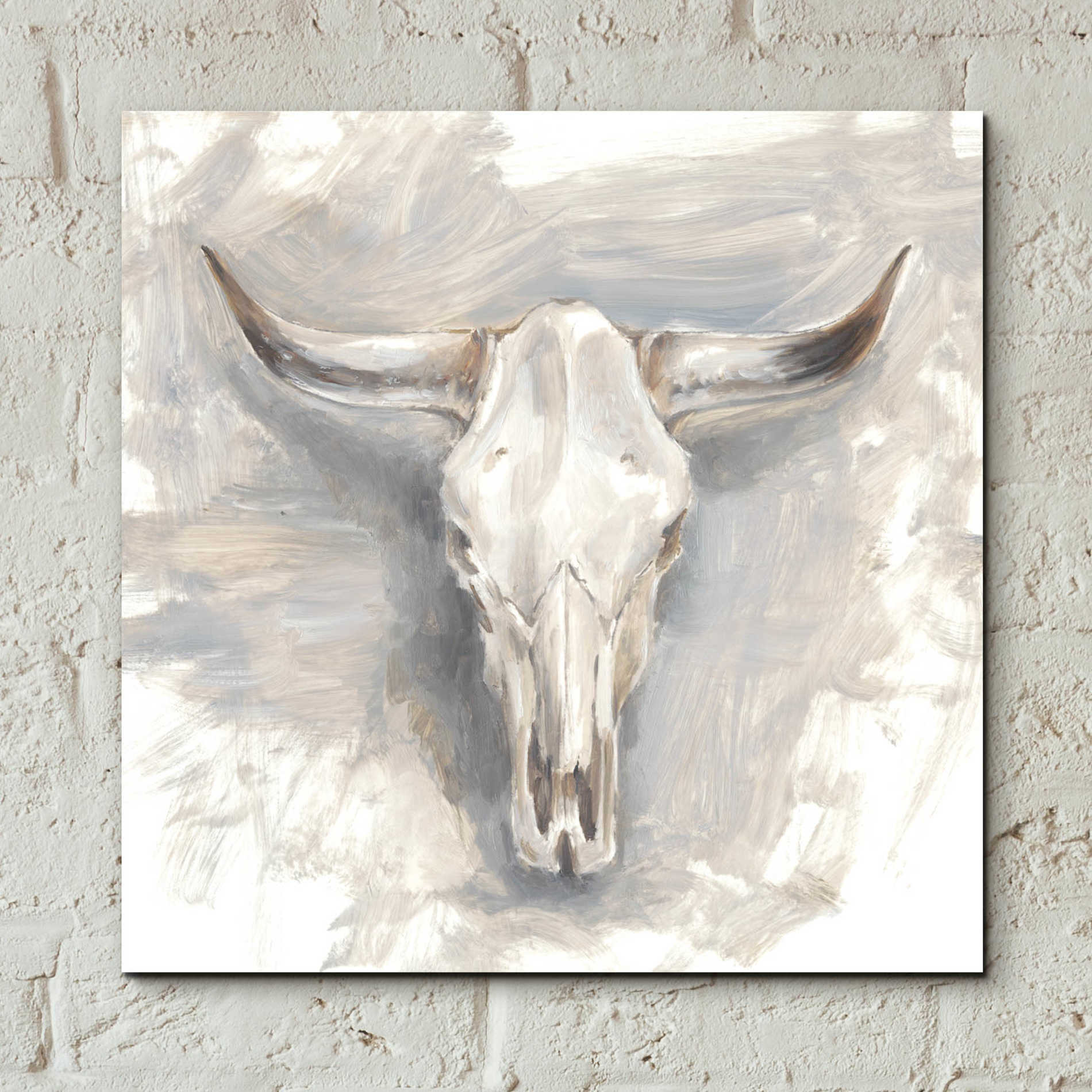 Epic Art "Cattle Mount II" by Ethan Harper, Acrylic Glass Wall Art,12x12