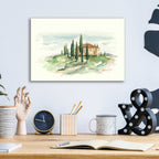 Epic Art "Watercolor Tuscan Villa II" by Ethan Harper, Acrylic Glass Wall Art,16x12