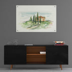 Epic Art "Watercolor Tuscan Villa II" by Ethan Harper, Acrylic Glass Wall Art,36x24