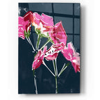 Epic Art 'Geraniums' by Linda Woods, Acrylic Glass Wall Art