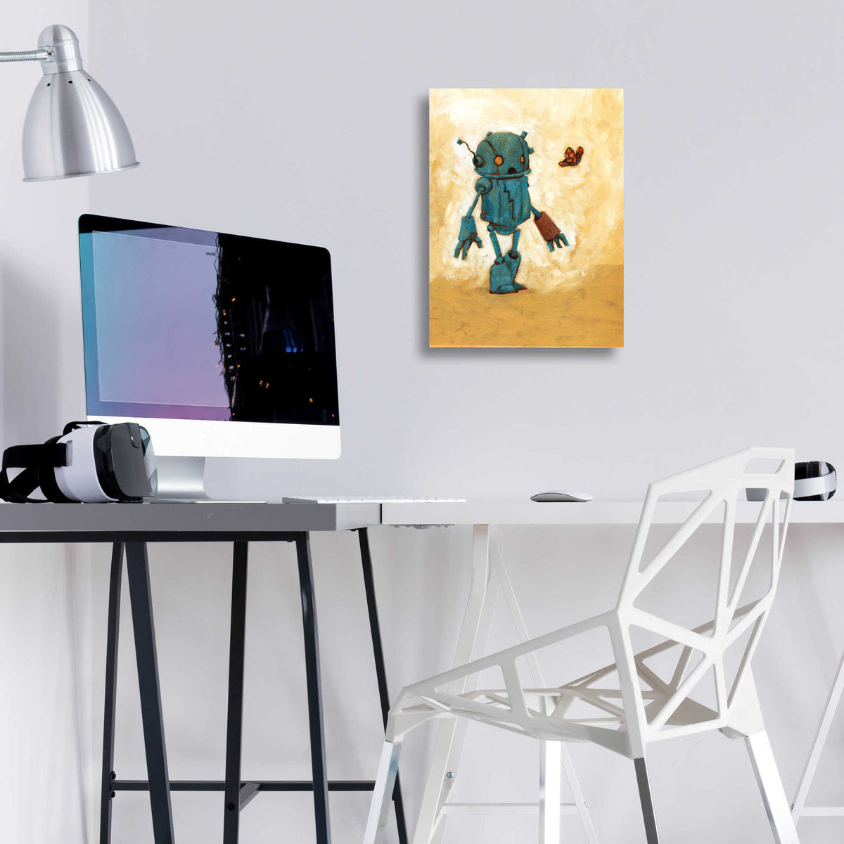 Epic Art 'Rustbot V' by Craig Snodgrass, Acrylic Glass Wall Art,12x16