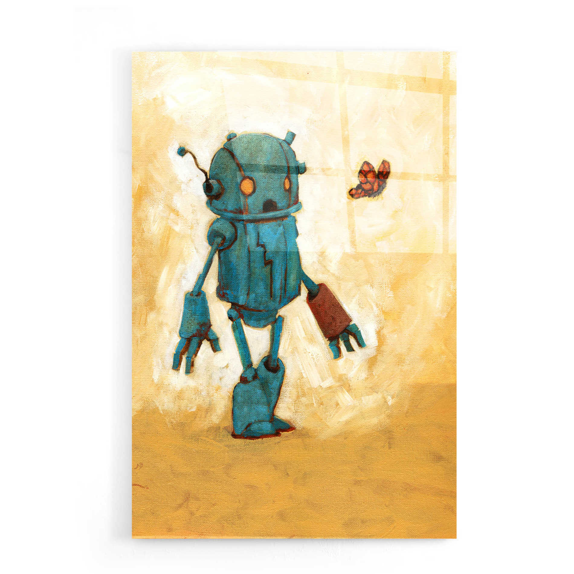 Epic Art 'Rustbot V' by Craig Snodgrass, Acrylic Glass Wall Art,16x24