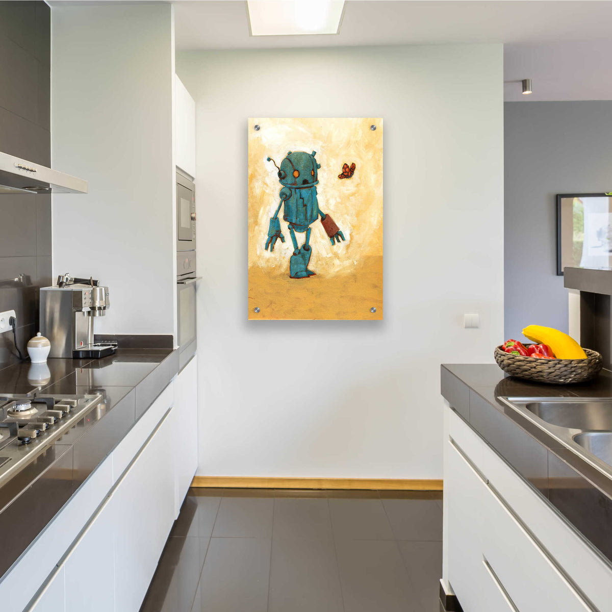 Epic Art 'Rustbot V' by Craig Snodgrass, Acrylic Glass Wall Art,24x36