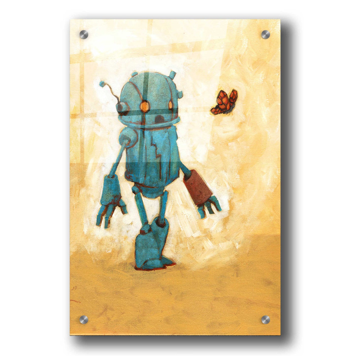 Epic Art 'Rustbot V' by Craig Snodgrass, Acrylic Glass Wall Art,24x36