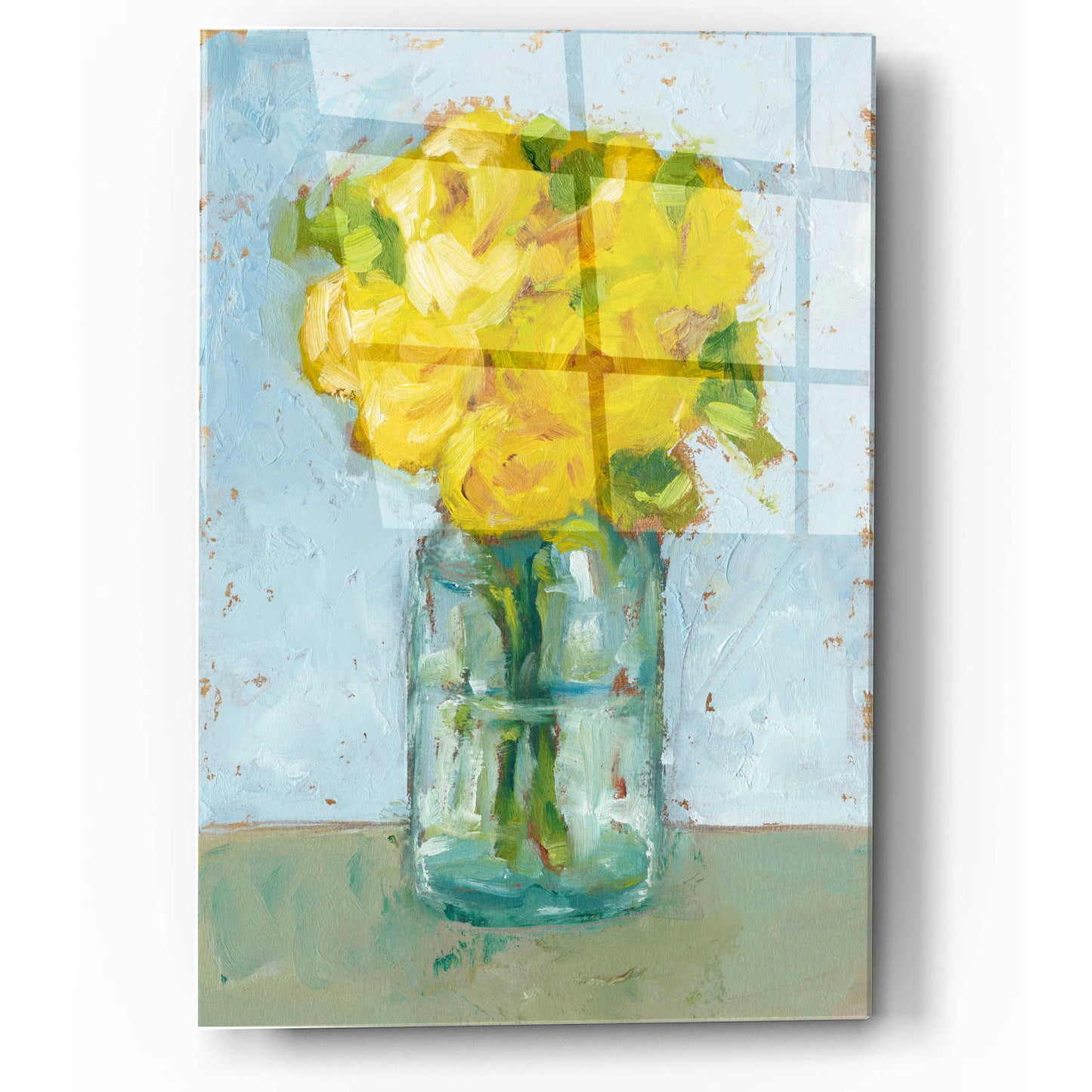 Epic Art "Impressionist Floral Study III" by Ethan Harper, Acrylic Glass Wall Art,12x16