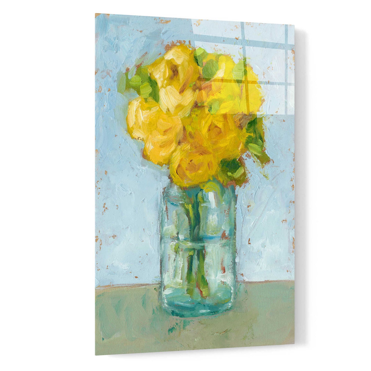 Epic Art "Impressionist Floral Study III" by Ethan Harper, Acrylic Glass Wall Art,16x24