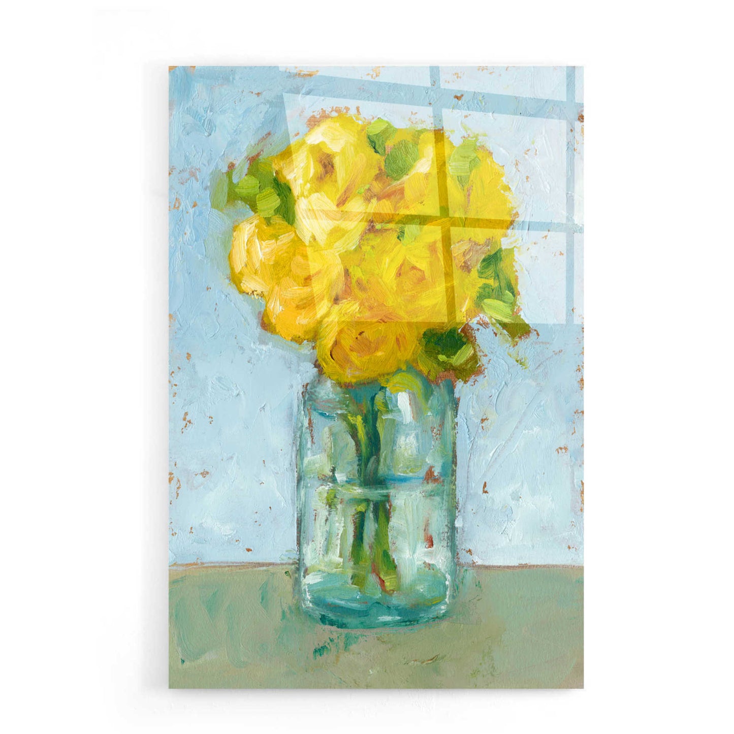 Epic Art "Impressionist Floral Study III" by Ethan Harper, Acrylic Glass Wall Art,16x24