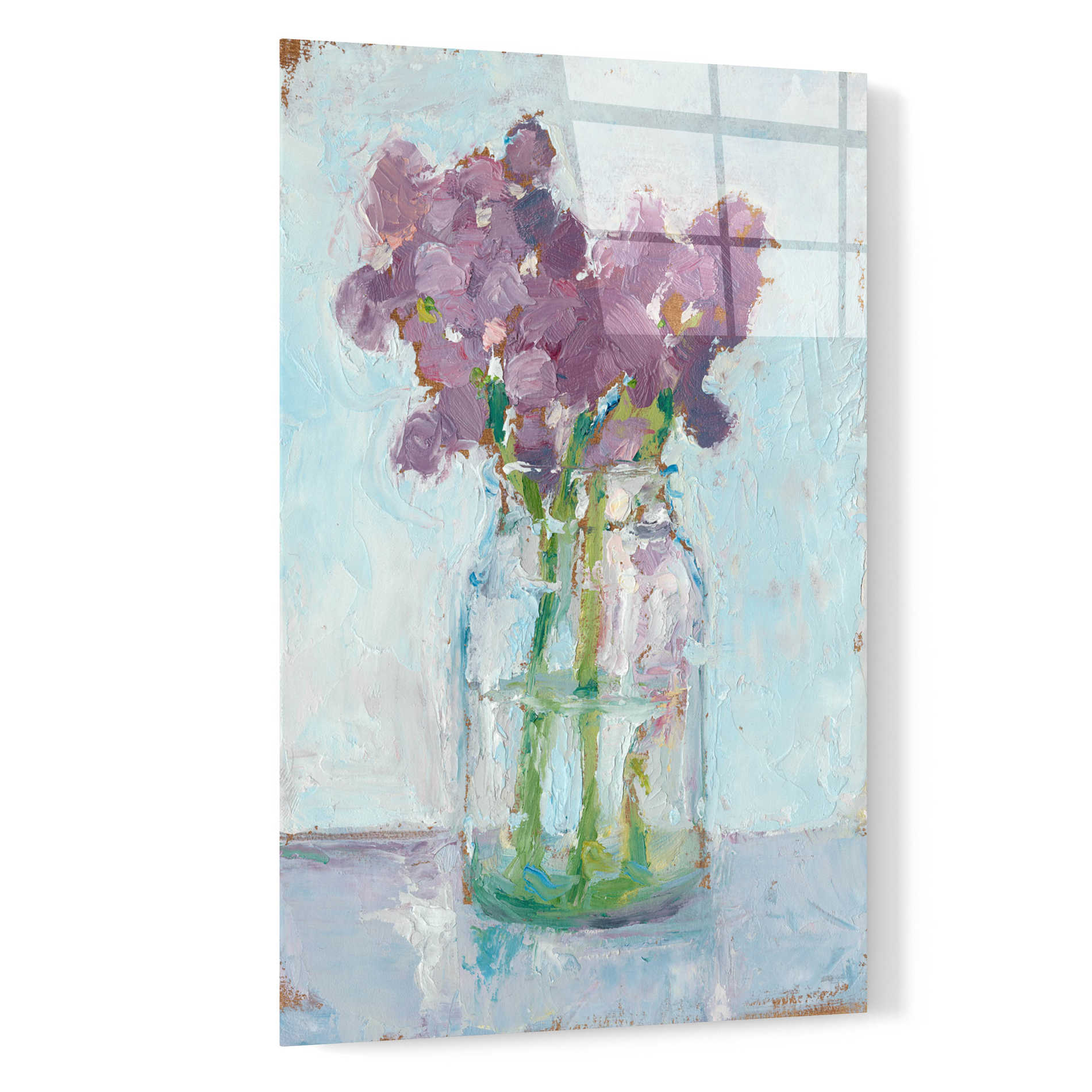 Epic Art "Impressionist Floral Study II" by Ethan Harper, Acrylic Glass Wall Art,16x24